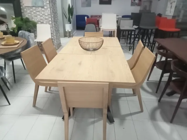 Mesa extensible madera