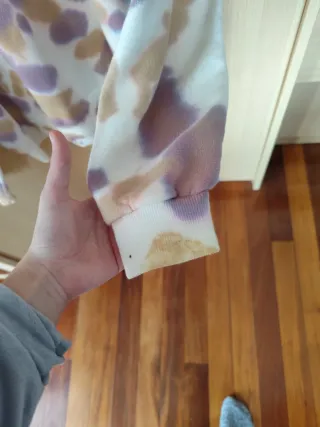 Sudadera Pull&Bear STWD Tie Dye sin capucha