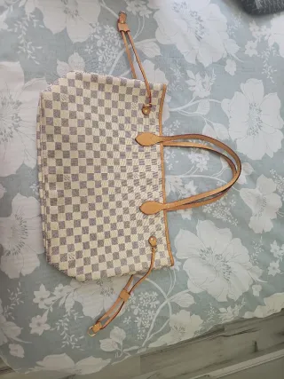 Bolso Louis Vuitton Neverfull Beige/Marrón