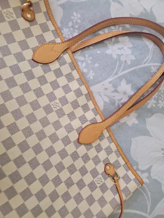 Bolso Louis Vuitton Neverfull Beige/Marrón