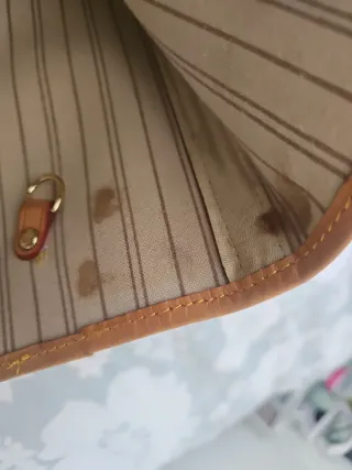 Bolso Louis Vuitton Neverfull Beige/Marrón