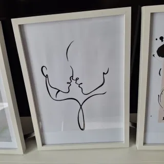 Lote 4 quadri astratti 23x32cm