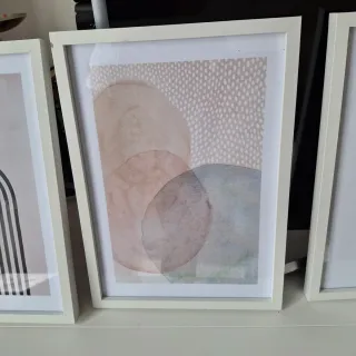 Lote 4 quadri astratti 23x32cm