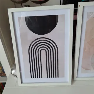 Lote 4 quadri astratti 23x32cm