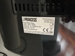 Princess 152009 Panificadora automática