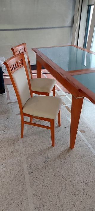 Tavolo ciliegio con 6 sedie