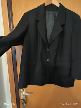 Giacca donna nera calibrato