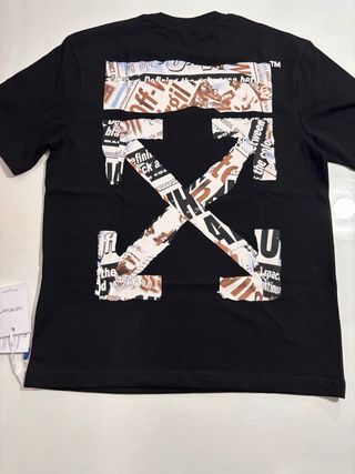 Camiseta Off-White Negra Talla M