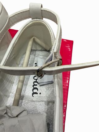 Ballerine Bianche 10 Baci Cuori Tg 32