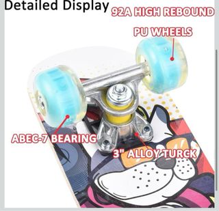 Skate ERNAN Monopatín MINI Completo Pro