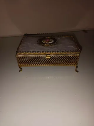 Joyero Metálico Vintage