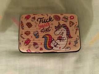 Monedero divertido unicornio y dulces