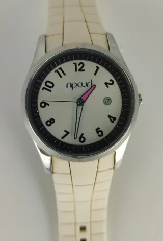 Reloj Rip Curl Mujer Blanco y Plateado