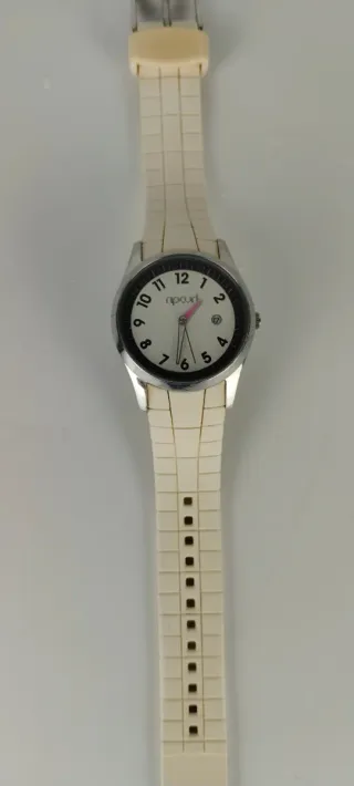 Reloj Rip Curl Mujer Blanco y Plateado