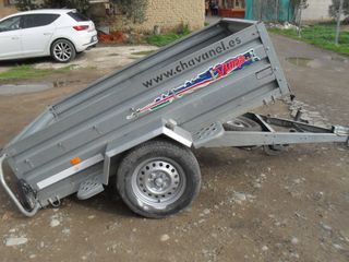 Remolque fuerte basculante 750 kg