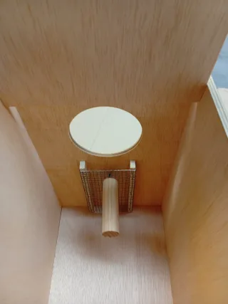 Nido de madera para loros y guacamayos