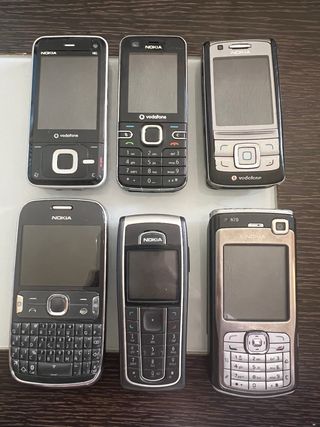 Lote 6 Móviles Nokia Vintage