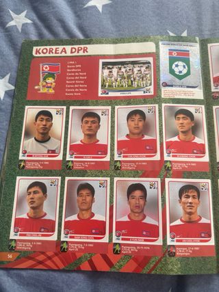 Álbum Panini Copa del Mundo Sudáfrica 2010