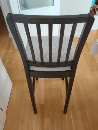 Taburetes Ekedalen Ikea Negro/Gris