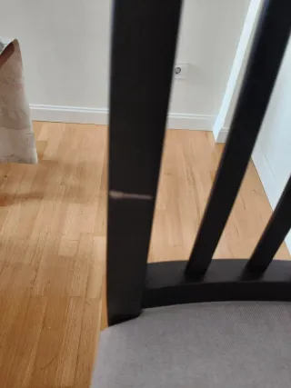 Taburetes Ekedalen Ikea Negro/Gris