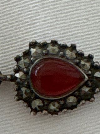 Bracciale Vintage Argento e Corniola Naturale