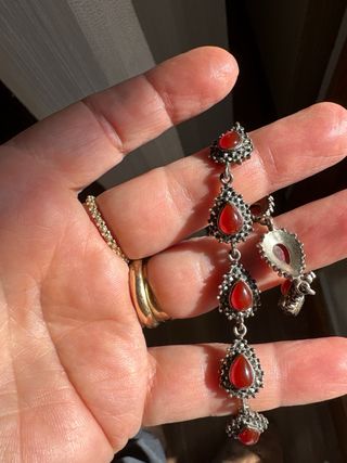 Bracciale Vintage Argento e Corniola Naturale