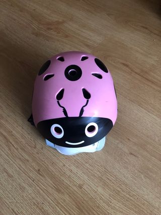 Casco infantil bici/patines mariquita