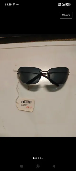 Occhiali Etro vintage neri/grigi