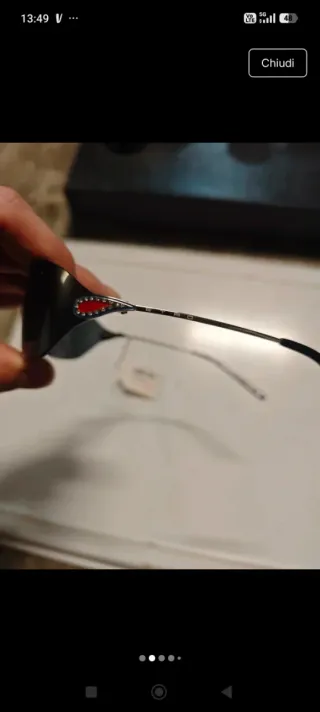 Occhiali Etro vintage neri/grigi