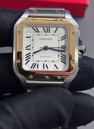 Cartier Santos bicolor