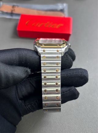 Cartier Santos bicolor