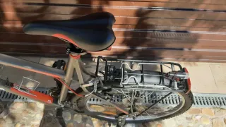 Bicicleta Rockrider Gris y Roja