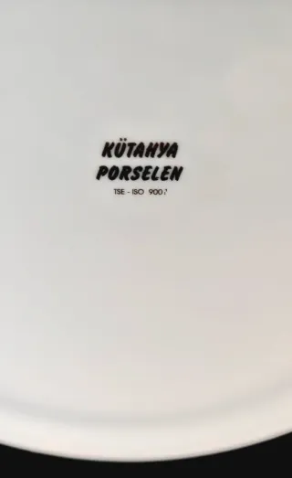 Sopera Porcelana Kutahya Filo Oro 29cm