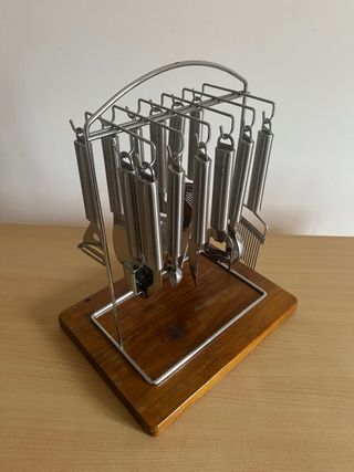 Juego completo utensilios cocina acero inoxidable