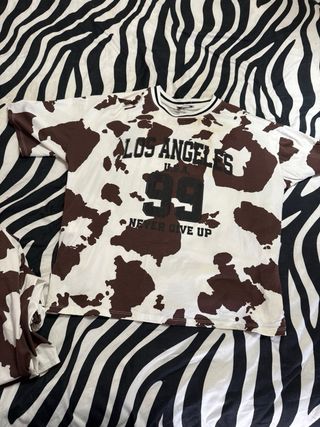 Conjunto Chándal Estampado Vaca