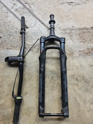 Suspensión y Manillar Bicicleta Rock Shox