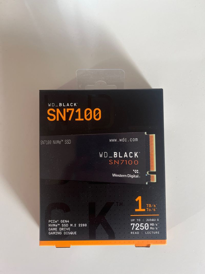 SSD WD Black SN7100 1TB NVMe PCIe Gen4