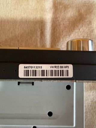 Radio RCD 300 Original Volkswagen