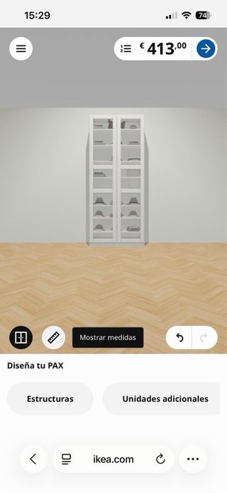 Armario y zapatero modular