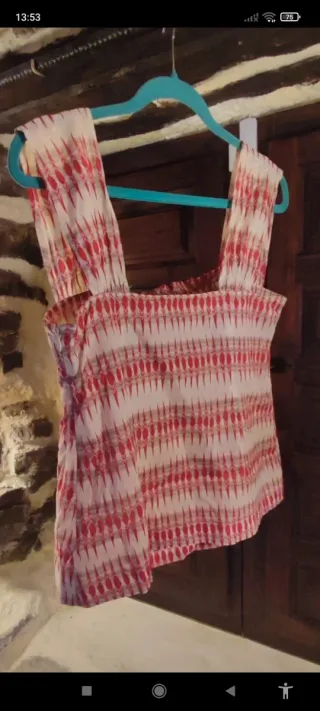 Top Warehouse tirantes anchos tela suave Peq