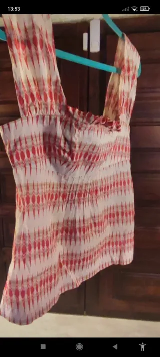 Top Warehouse tirantes anchos tela suave Peq