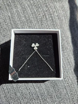 Collar Plata Trébol Nuevo.