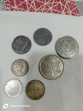Monedas y Billetes Colección Variada