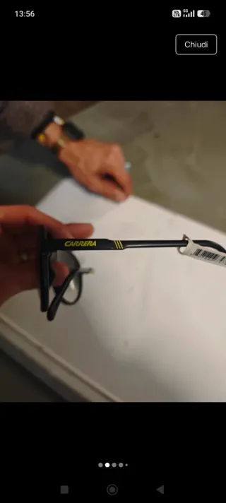 Occhiali Carrera Uomo Vintage Nero Giallo