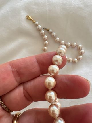 Girocollo vintage perle naturali