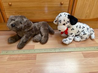 Lote 2 perros peluche grandes