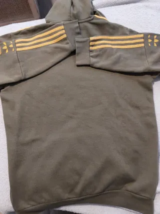 Felpa Adidas Uomo Verde e gialla