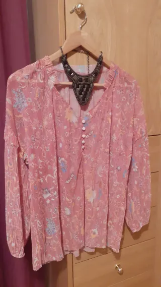 2 Blusas Gasa Estampadas