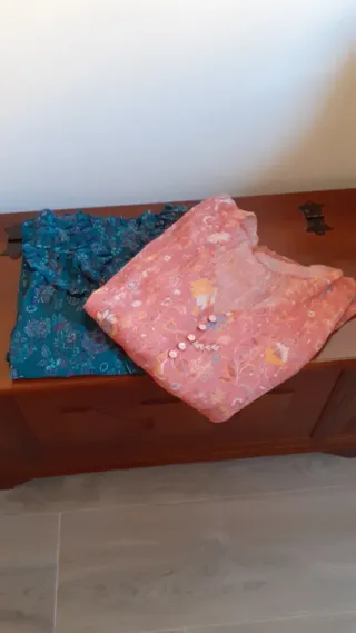 2 Blusas Gasa Estampadas