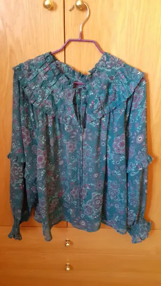 2 Blusas Gasa Estampadas